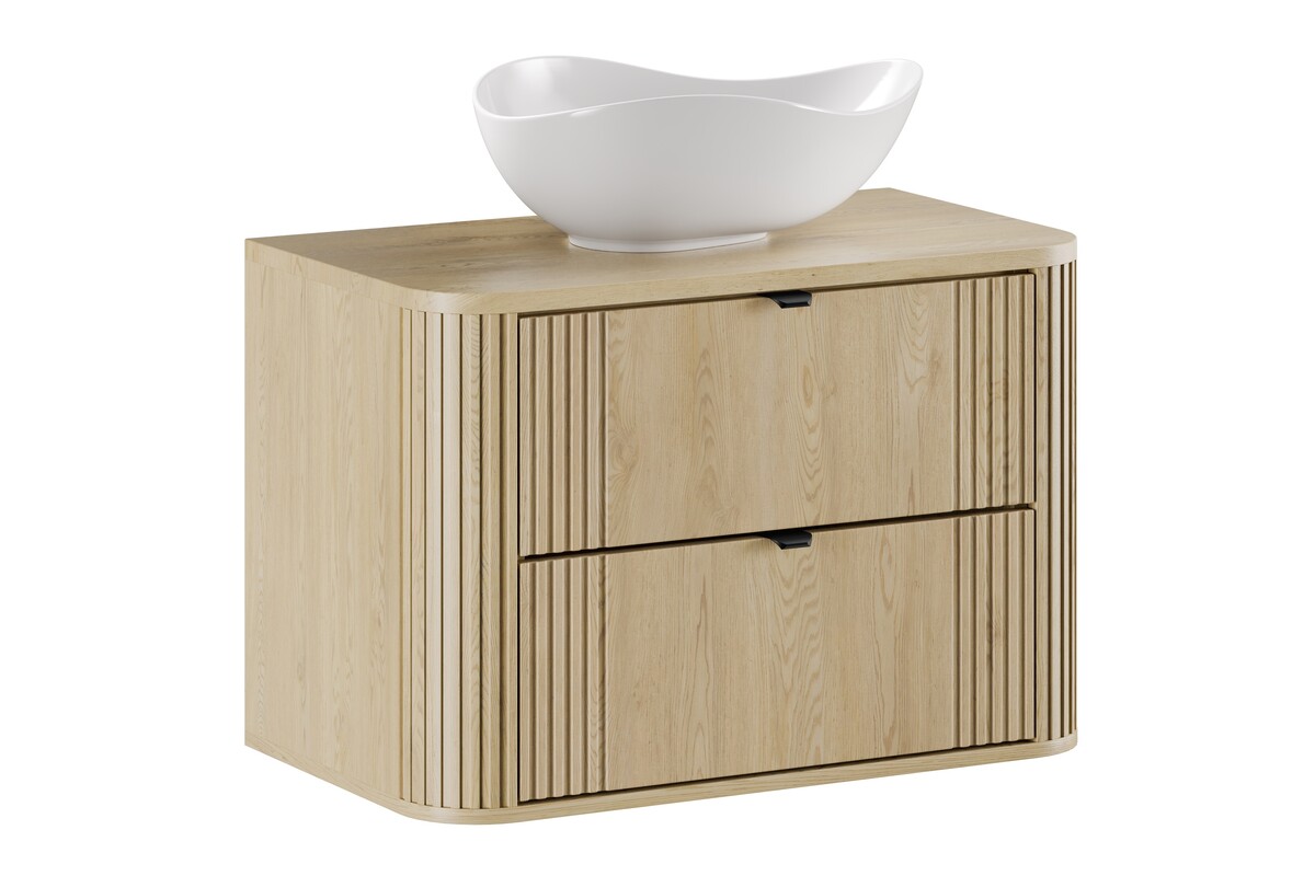 Set Kabinett Comad Ovalia Cremona OVALIA CREMONA 82-80-46-2S, Waschbecken Comad Cloud Free CLOUD FREE WHITE ( E-6588 ), OVALIA CREMONA 89-80-46 M
