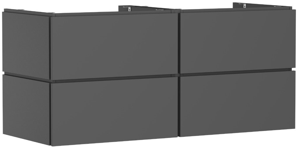 Hansgrohe Xilesa E Kabinett 137.5x55x62 cm Unterschrank hängend grau 54306760