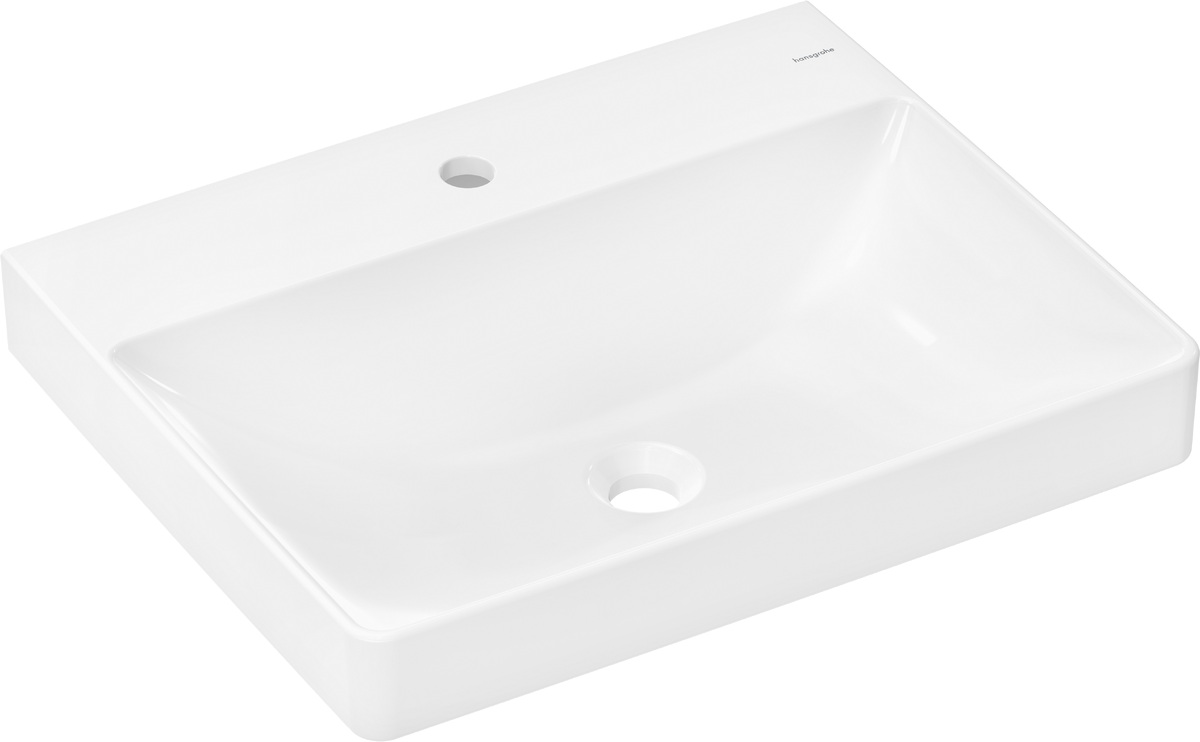 Hansgrohe Xelu Q Waschbecken 60x48 cm rechteckig Klassisch-Möbel weiß 60317450