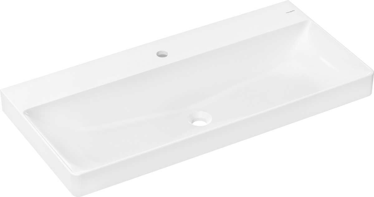 Hansgrohe Xelu Q Waschbecken 100x48 cm rechteckig Klassisch-Möbel weiß 60321450