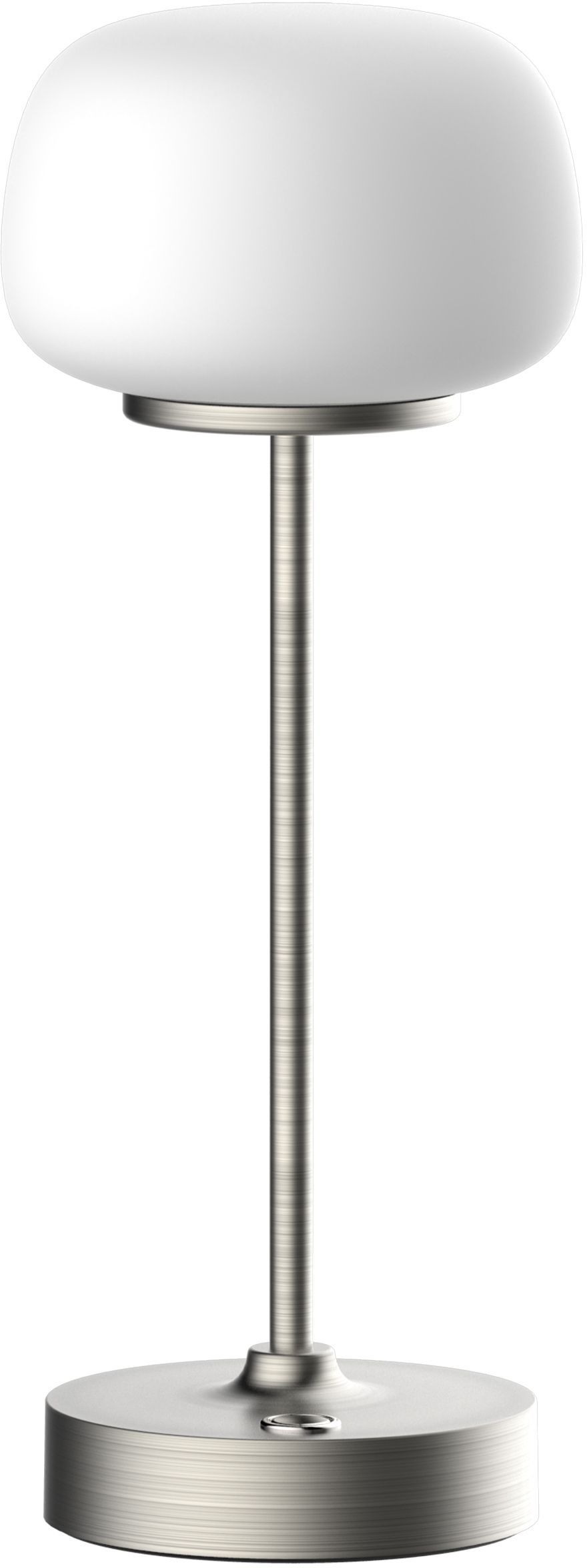 Goldlux Gwinea Tischlampe 1x2 W weiß-silber 329868