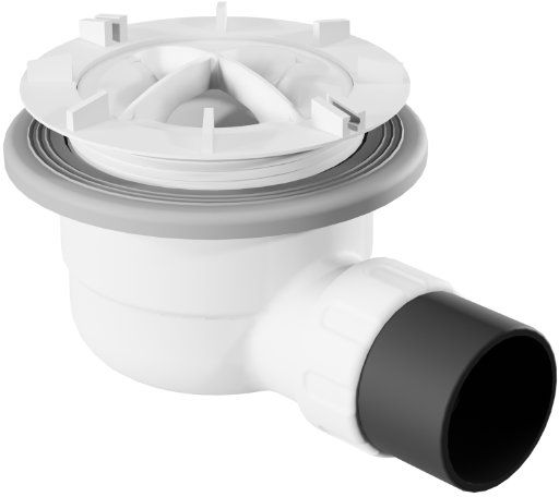 Excellent Vert Siphon für eine Duschwanne INEX.2116.90.B.WH