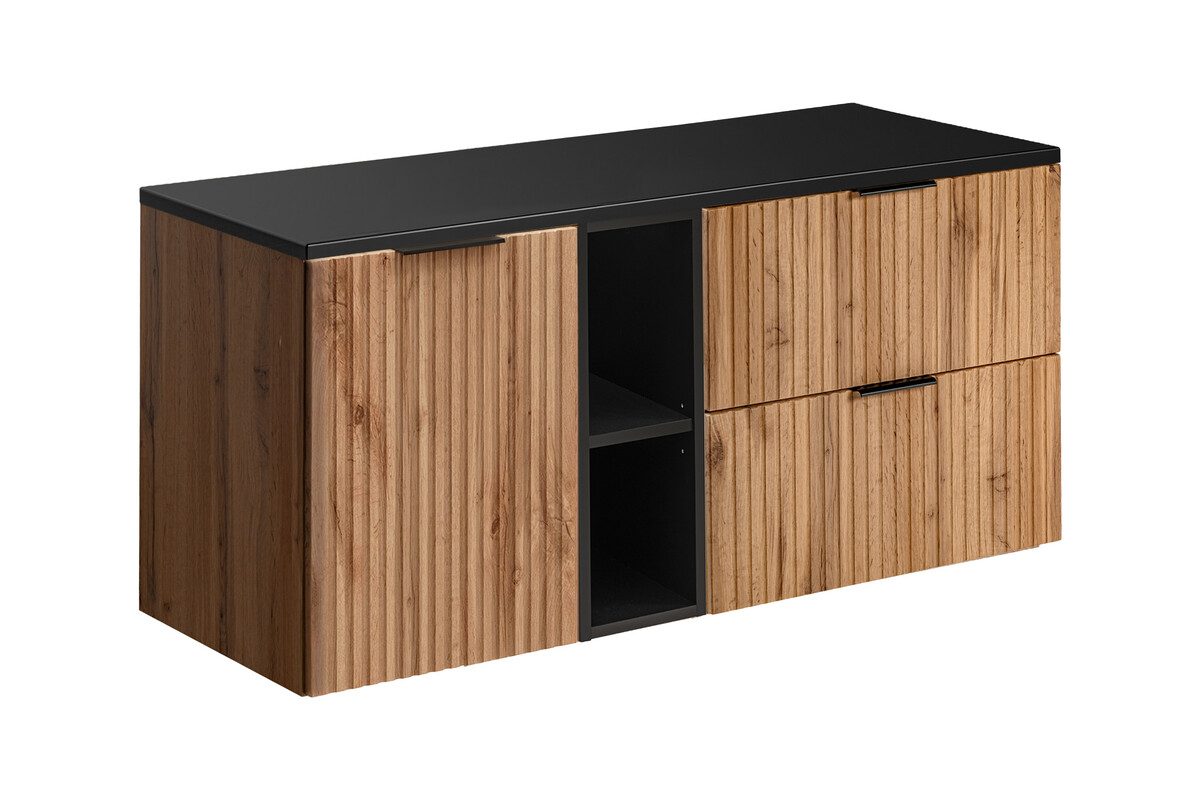 Set Kabinett Comad Adel Oak ADEL OAK 82-60-B-2S, Kabinett Comad Adel Oak ADEL OAK 81-40-1DK, ADEL BLAC K89-120-B, XILO BLACK 81-01-A