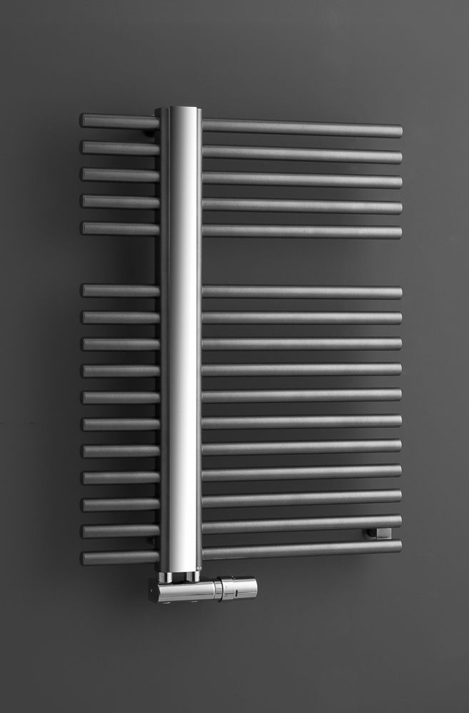 P.M.H. Kronos Badezimmerheizkörper 80x60 cm schwarz KR1BL