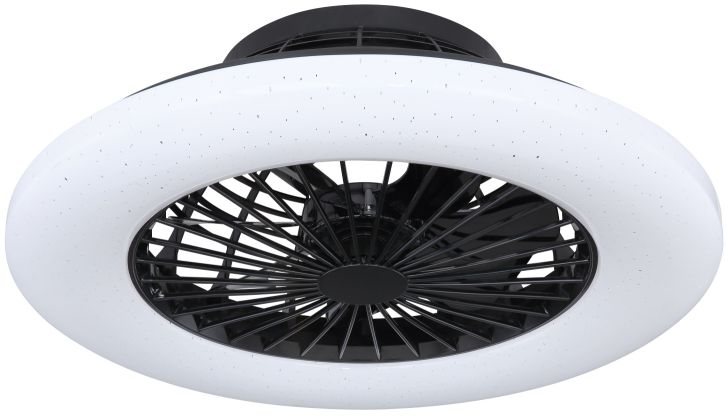 Globo Lighting Travo Deckenventilator mit Lampe 1x30 W schwarz 03628B