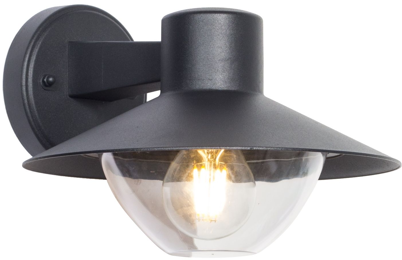 Zuma Line Eclipse Außenwandleuchte 1x40 W schwarz 19103B-WD