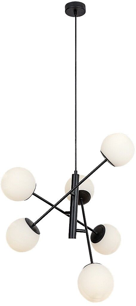 Rabalux Meduza Deckenlampe 6x20 W weiß-schwarz 72194