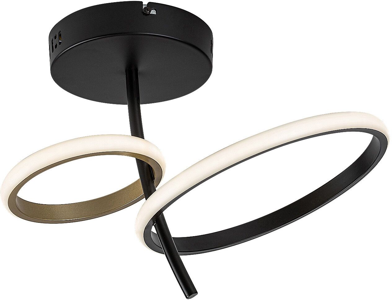 Rabalux Emilion Deckenlampe 1x24 W schwarz-gold 71296