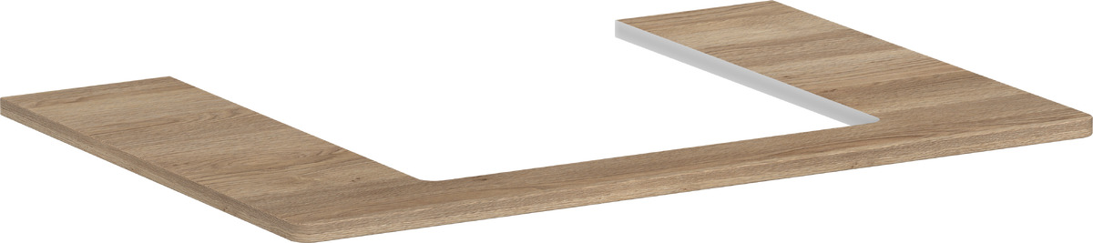 Hansgrohe Xelu Q Naphtha-Arbeitsplatte 78x55 cm eiche 54094230