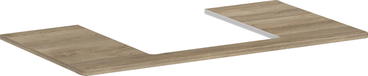 Hansgrohe Xelu Q Naphtha-Arbeitsplatte 98x55 cm eiche 54095230