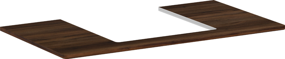 Hansgrohe Xelu Q Naphtha-Arbeitsplatte 98x55 cm nussig 54095630