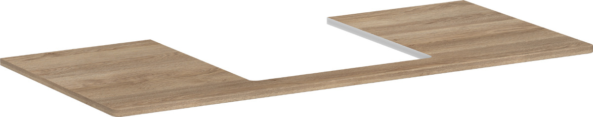 Hansgrohe Xelu Q Naphtha-Arbeitsplatte 118x55 cm eiche 54096230