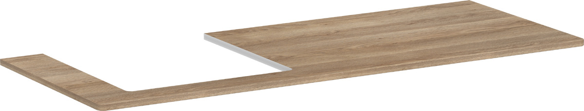 Hansgrohe Xelu Q Naphtha-Arbeitsplatte 136x55 cm eiche 54097230