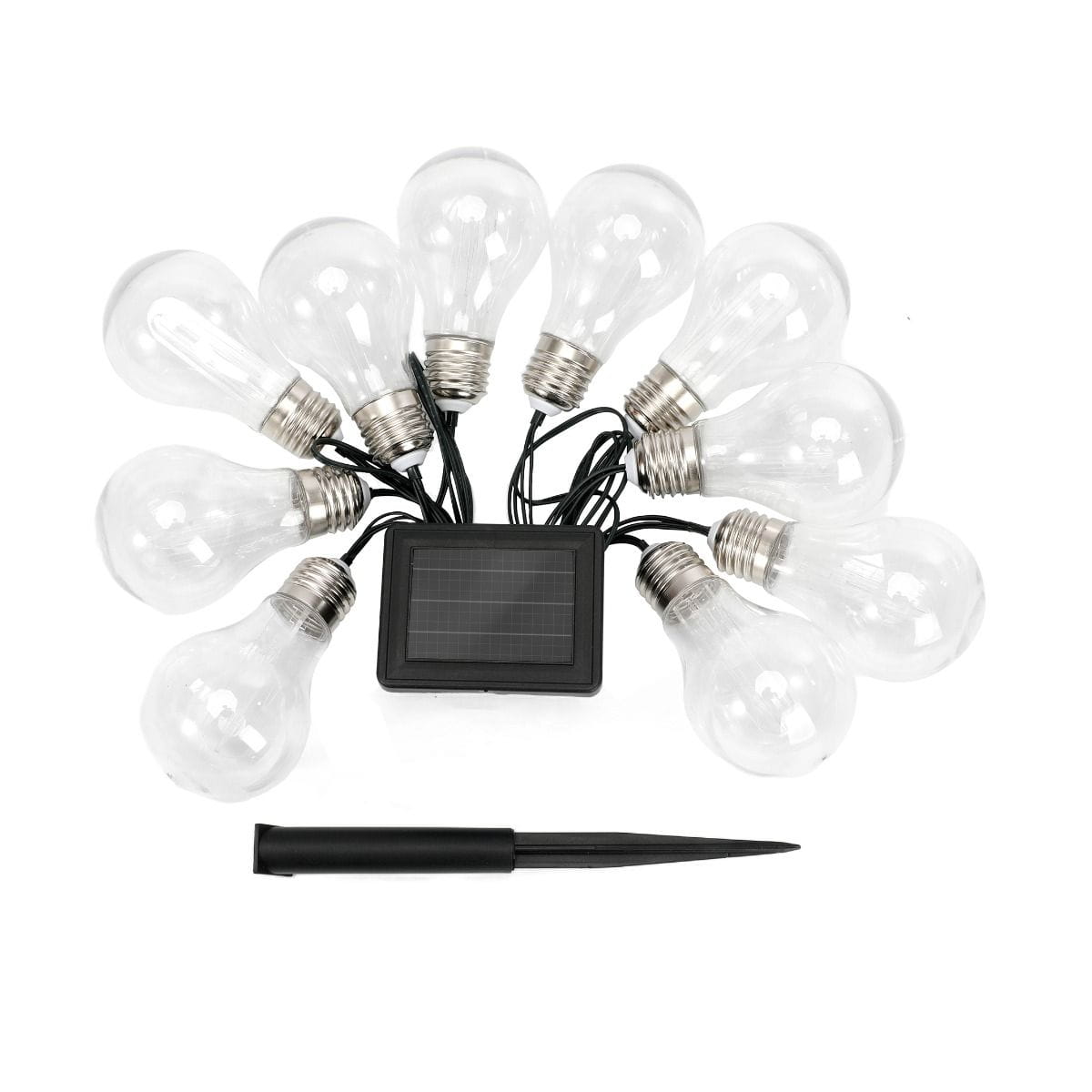 Zuma Line Solarna Außen-Girlande x0.06 W schwarz-transparent SW-1004C