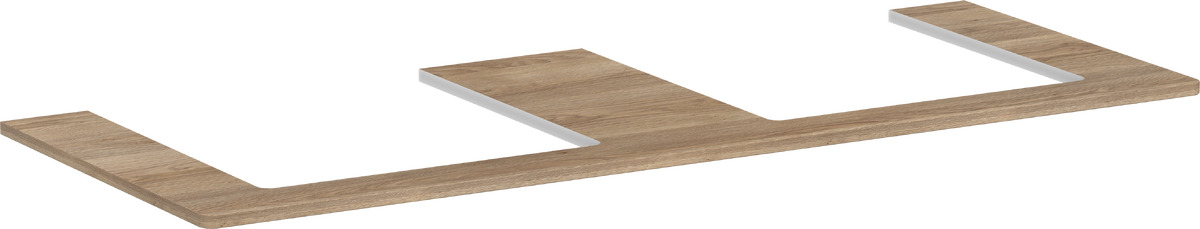 Hansgrohe Xelu Q Naphtha-Arbeitsplatte 136x55 cm eiche 54099230