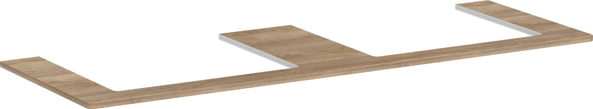 Hansgrohe Xelu Q Naphtha-Arbeitsplatte 156x55 cm eiche 54112230