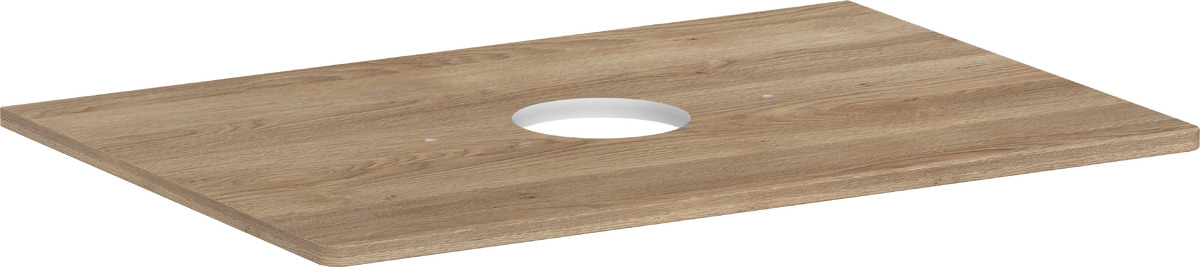 Hansgrohe Xelu Q Naphtha-Arbeitsplatte 78x55 cm eiche 54113230