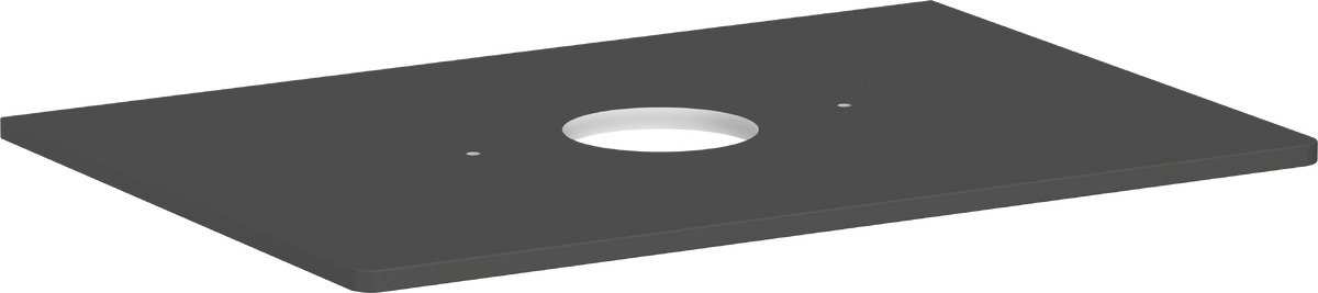 Hansgrohe Xelu Q Naphtha-Arbeitsplatte 78x55 cm grau 54113910