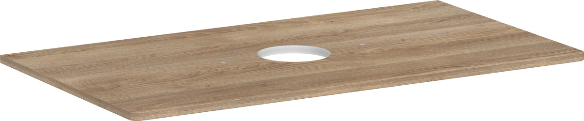 Hansgrohe Xelu Q Naphtha-Arbeitsplatte 98x55 cm eiche 54114230