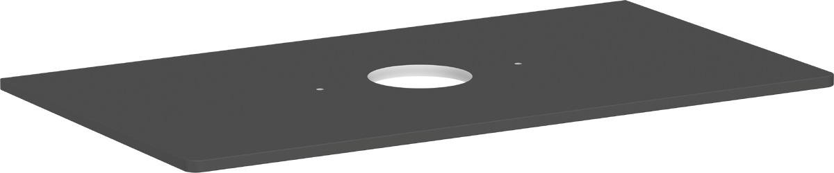 Hansgrohe Xelu Q Naphtha-Arbeitsplatte 98x55 cm grau 54114910