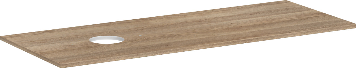 Hansgrohe Xelu Q Naphtha-Arbeitsplatte 136x55 cm eiche 54116230