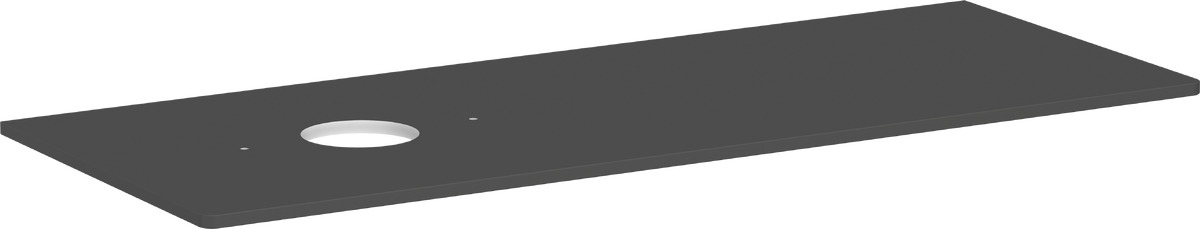 Hansgrohe Xelu Q Naphtha-Arbeitsplatte 136x55 cm grau 54116910