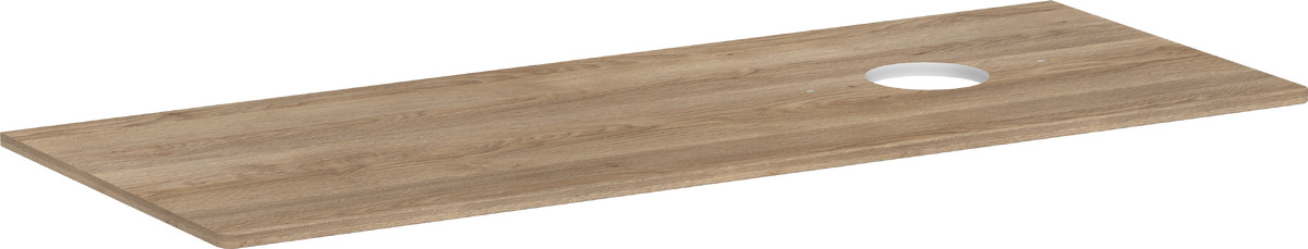 Hansgrohe Xelu Q Naphtha-Arbeitsplatte 136x55 cm eiche 54117230