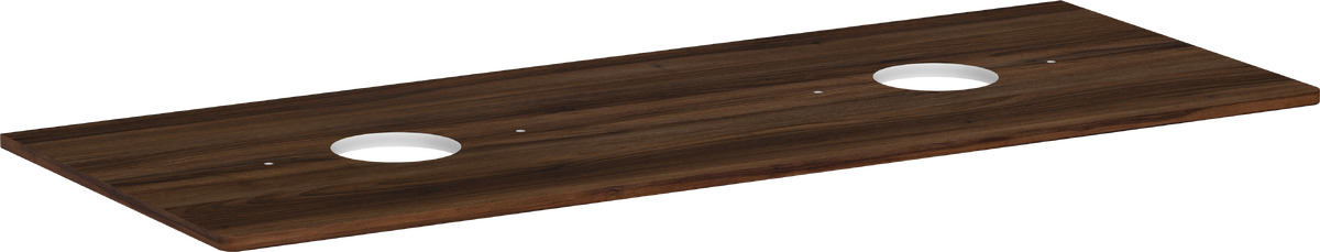 Hansgrohe Xelu Q Naphtha-Arbeitsplatte 136x55 cm nussig 54118630