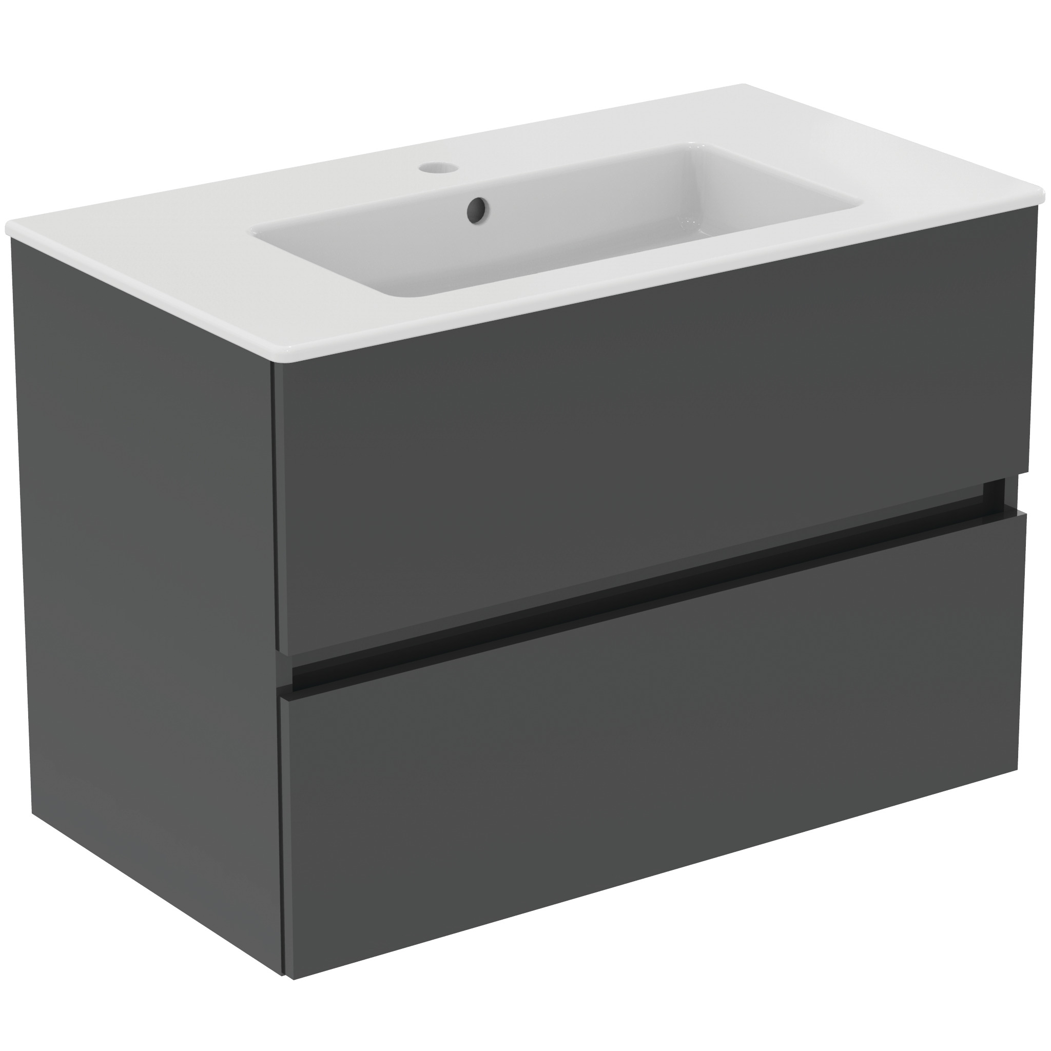Ideal Standard Eurovit+ Waschtisch mit Unterschrank 81.5 cm grau R0574TI