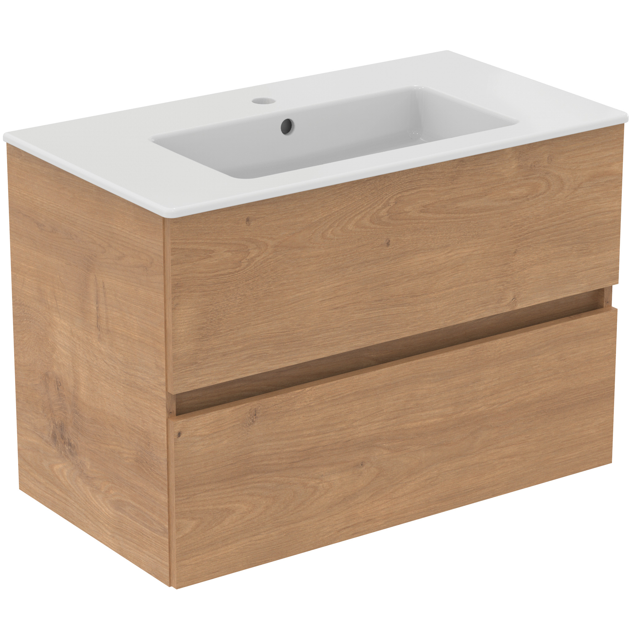 Ideal Standard Eurovit+ Waschtisch mit Unterschrank 81.5 cm eiche R0574Y8