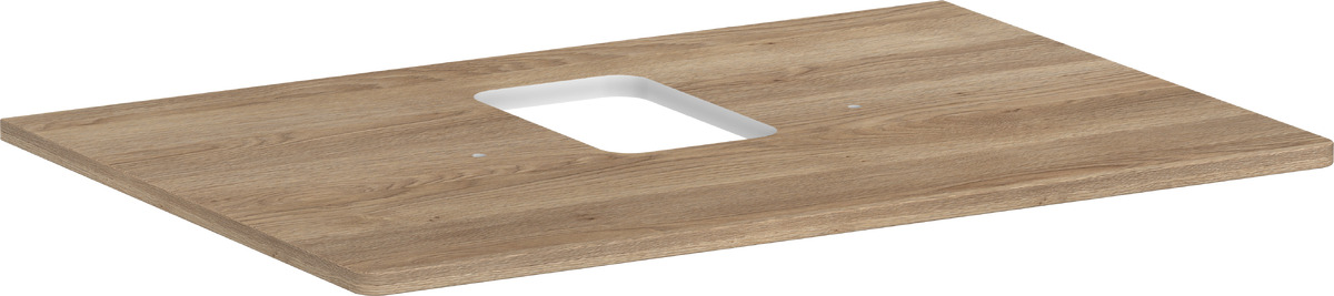 Hansgrohe Xelu Q Naphtha-Arbeitsplatte 78x55 cm eiche 54120230
