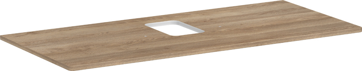 Hansgrohe Xelu Q Naphtha-Arbeitsplatte 118x55 cm eiche 54122230