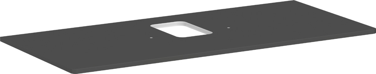 Hansgrohe Xelu Q Naphtha-Arbeitsplatte 118x55 cm grau 54122910