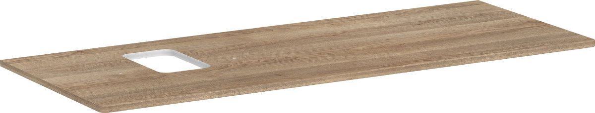 Hansgrohe Xelu Q Naphtha-Arbeitsplatte 136x55 cm eiche 54123230