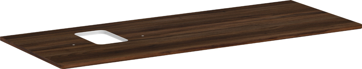 Hansgrohe Xelu Q Naphtha-Arbeitsplatte 136x55 cm nussig 54123630