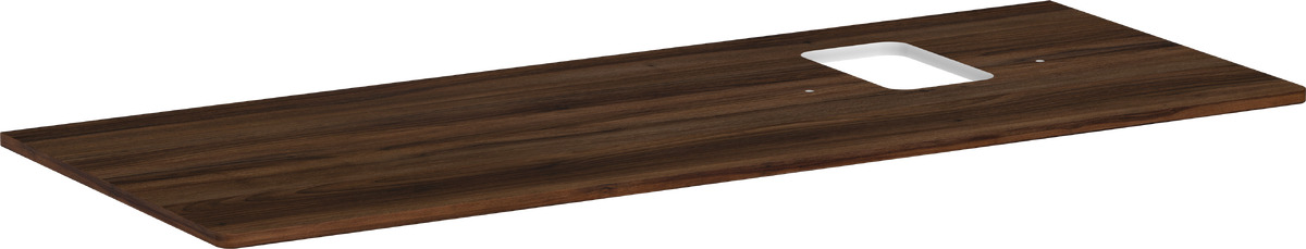 Hansgrohe Xelu Q Naphtha-Arbeitsplatte 136x55 cm nussig 54124630