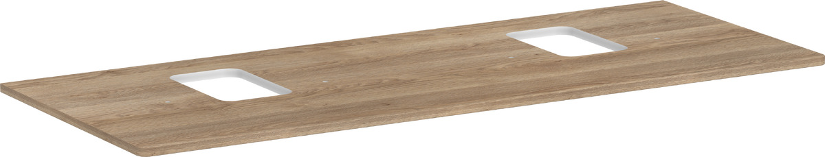 Hansgrohe Xelu Q Naphtha-Arbeitsplatte 136x55 cm eiche 54125230