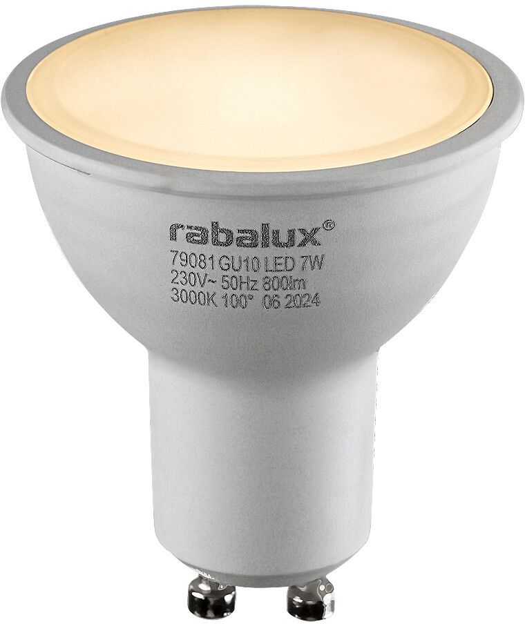 Rabalux Smd-Led LED-Glühbirne 1x7 W 3000 K GU10 79081