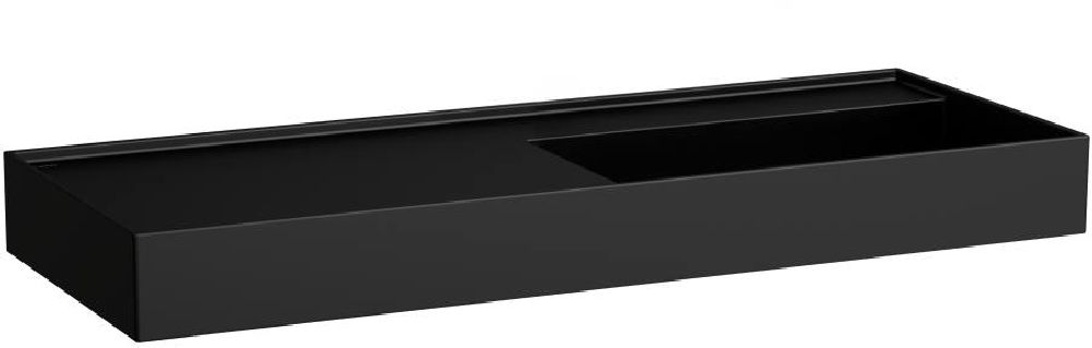 Laufen Kartell Waschbecken 120x46 cm rechteckig Klassisch schwarz H8133337161121