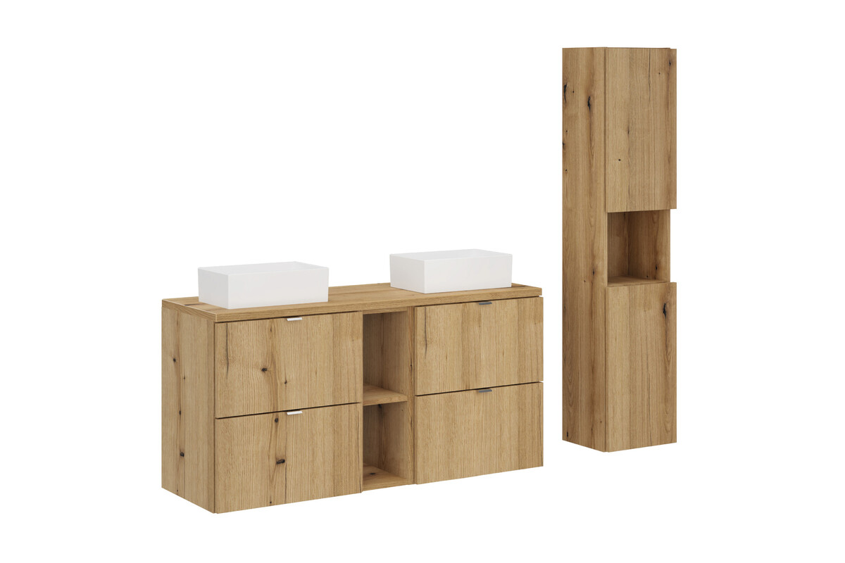 Set Kabinett Comad Nova Oak NOVA OAK A 82-50-2S, Kabinett Comad Nova Oak NOVA OAK A 80-03-2D(W80-01A), NOVA OAK 81-20-39, UN-GAJA35-SW 78570A(35), NOVA OAK A 89-120