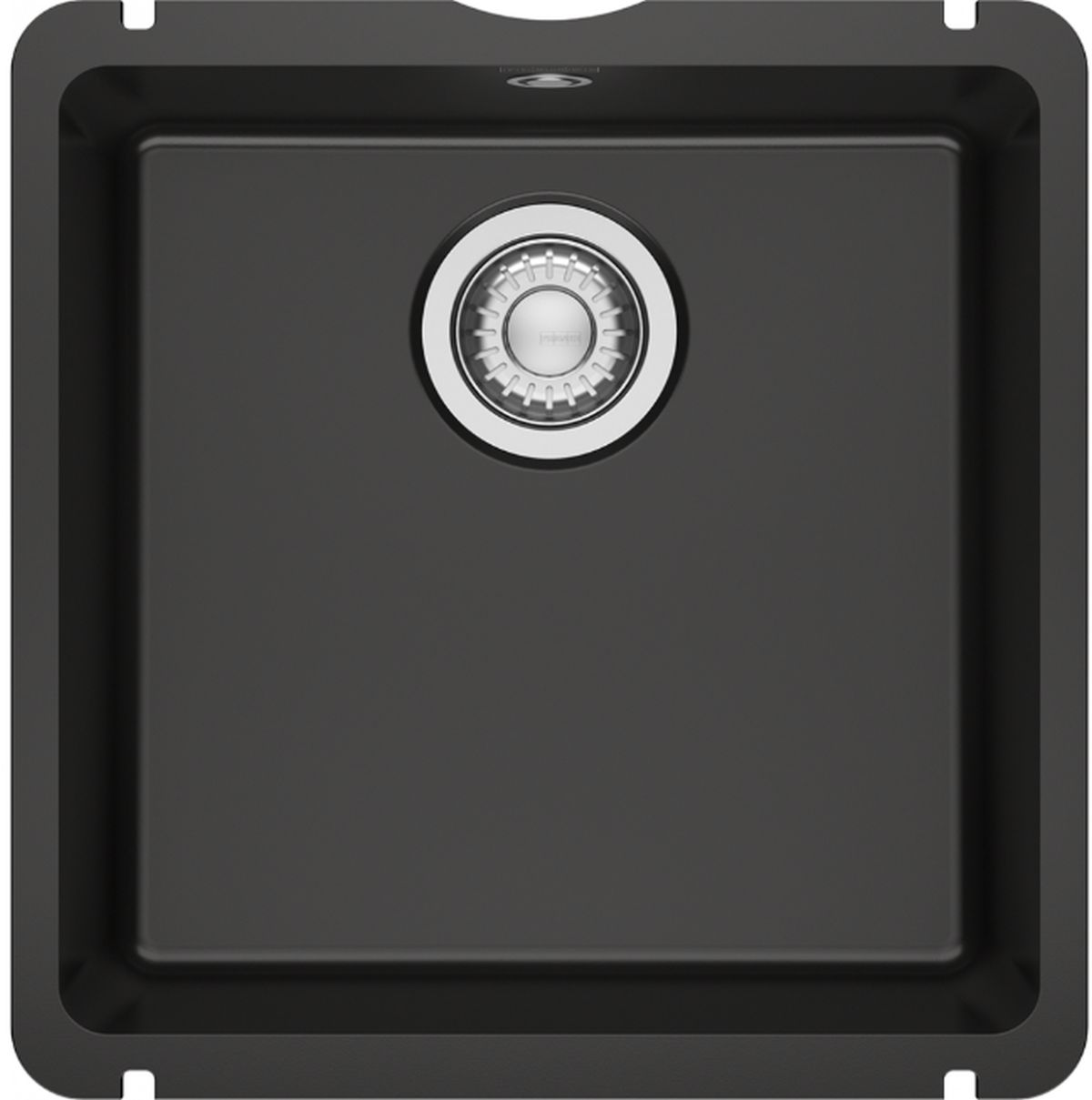 Franke KubusX keramikspüle 40.5x40 cm schwarz 126.0738.289