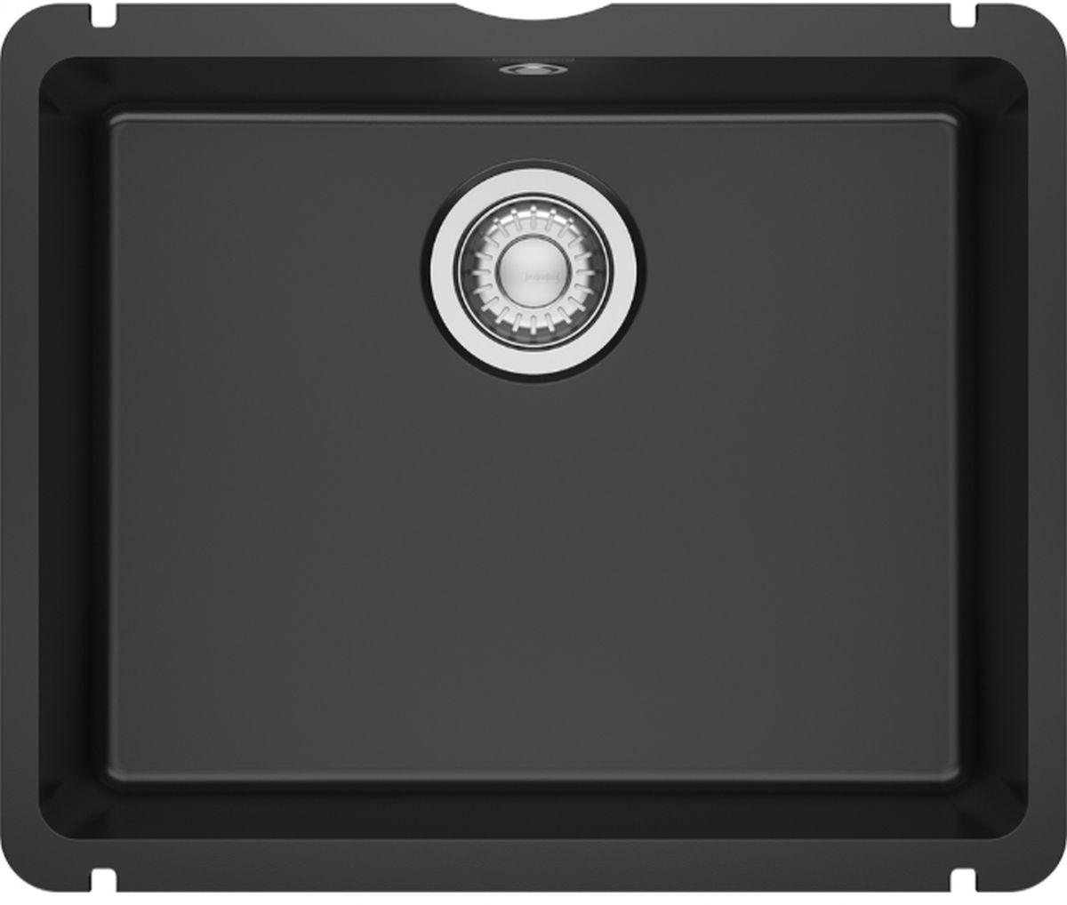 Franke KubusX Keramikspüle 50.5x40 cm schwarz 126.0738.293