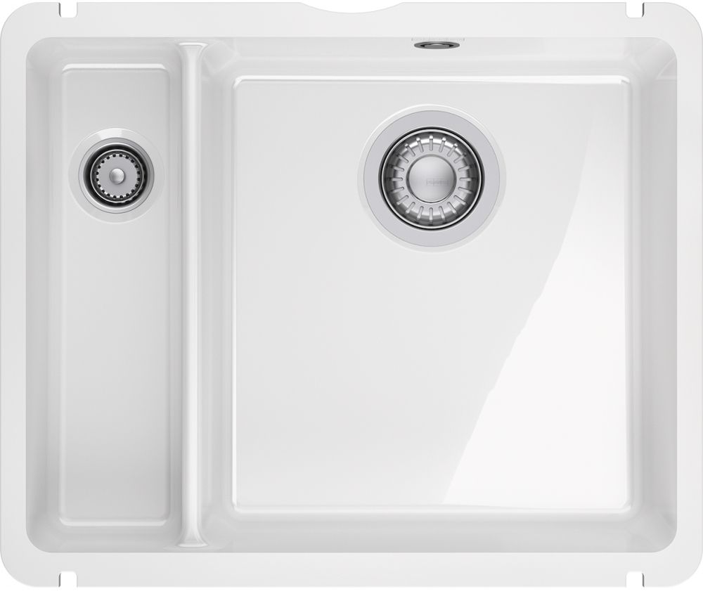 Franke KubusX keramikspüle 49x40 cm weiß 126.0738.298