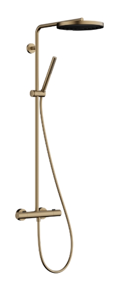 Hansgrohe Pulsify S Puro Duschset Wandmontage mit Thermostat mit Regenbrause || 24223140