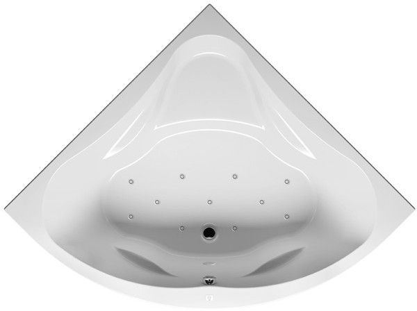 Riho Neo Eckbadewanne 150x150 cm linksseitig weiß B077004005