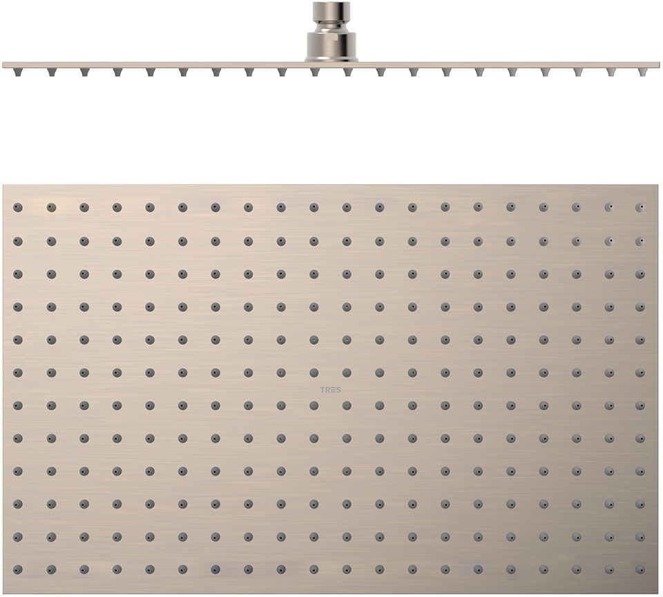 Tres Selection Kopfbrause 40x25 cm rechteckig stahl 134315008AC