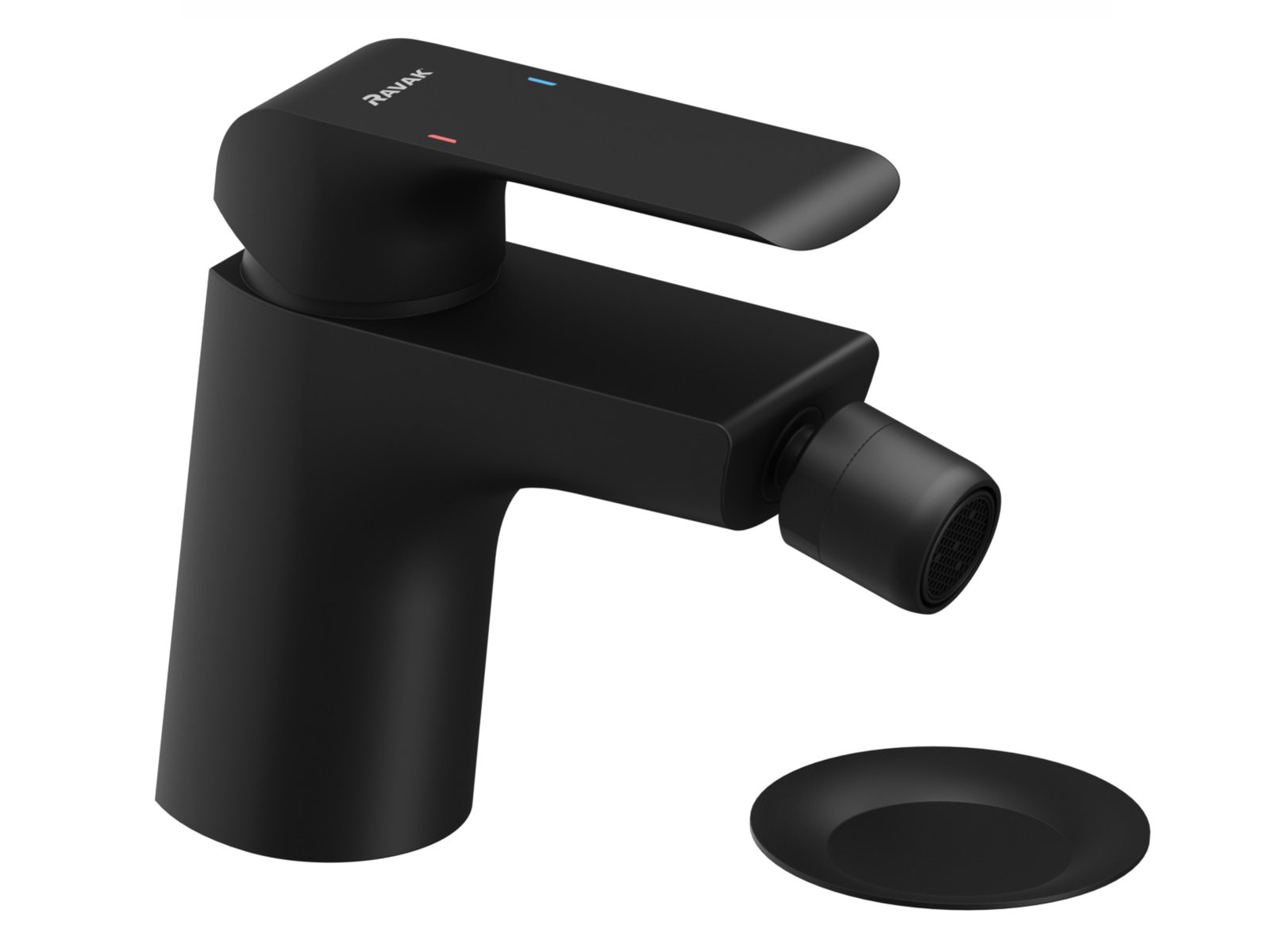Ravak Flat Bidet-Wasserhahn stehend schwarz X070178