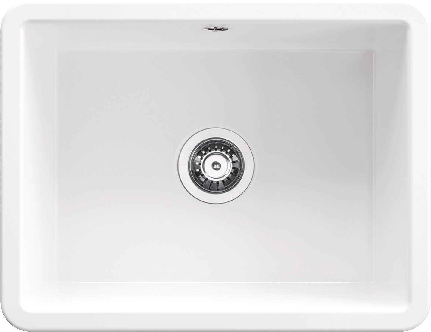 Deante Lumi Keramikspüle 55.7x43 cm weiß ZCU_610C