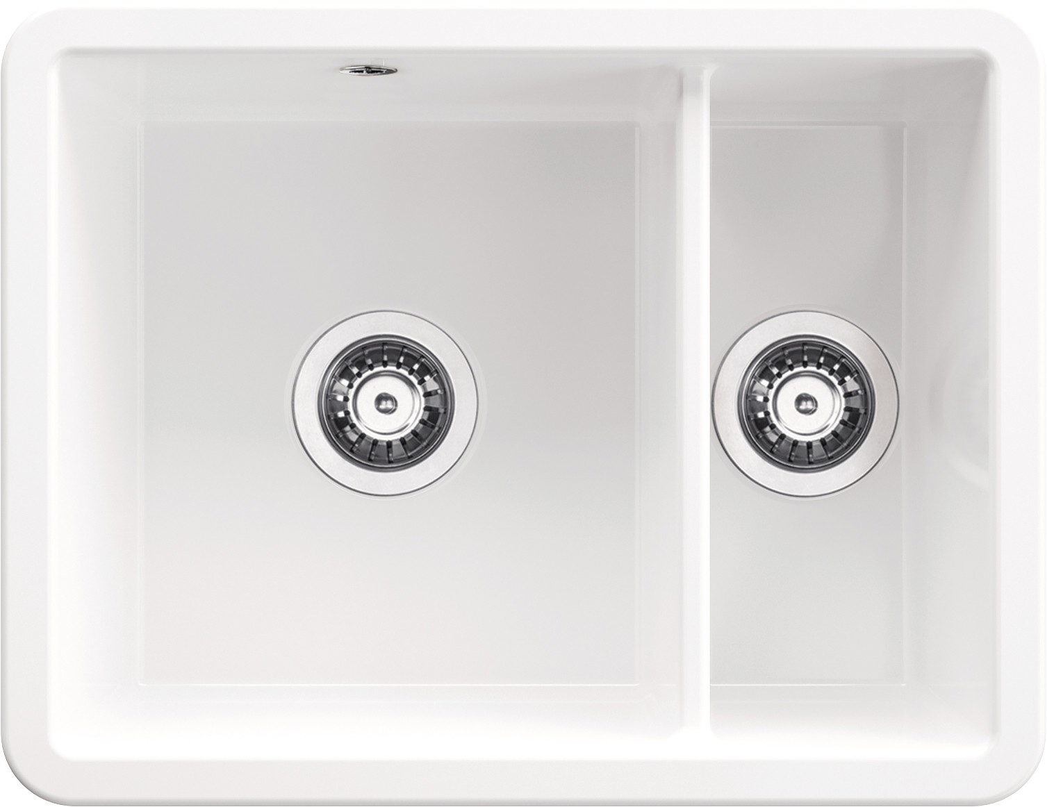 Deante Lumi Keramikspüle 55.5x43 cm weiß ZCU_6503