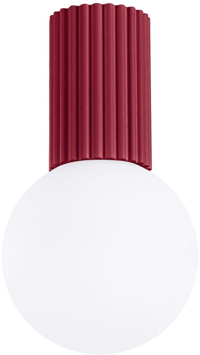 Sollux Lighting Halo Deckenlampe 1x8 W weiß-burgund SL.1748